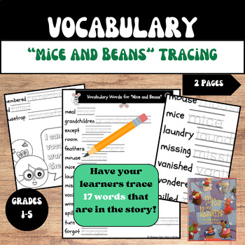 Preview of 17 English Vocabulary Words | "Mice and Beans" by Pam Muñoz Ryan | Read Aloud