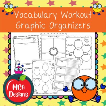 Preview of Vocabulary Workout Graphic Organizers