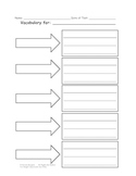 Blank Vocabulary Worksheets | Teachers Pay Teachers