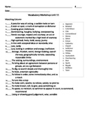 vocab workshop level c unit 9 answers