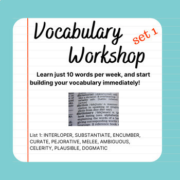 Vocabulary shop 1