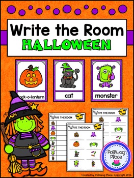 Vocabulary Write the Room - Halloween by Polliwog Place | TPT