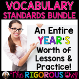 Vocabulary YEARLONG Bundle - Lessons, Practice & Assessmen