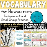 ESL Vocabulary for Newcomers Year Long MEGA BUNDLE - Workb