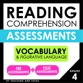 Preview of Reading Assessment - Vocabulary and Figurative Language (4th GRADE)