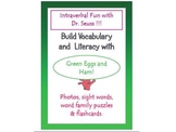 Vocabulary and Literacy for Autism VB/ABA with Green Eggs 