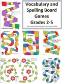 Vocabulary and Spelling Board Games for Engaged Spelling Centers
