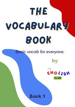 Preview of Vocabulary book