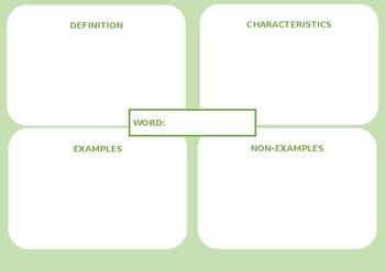 Preview of Vocabulary consolidation worksheet 4