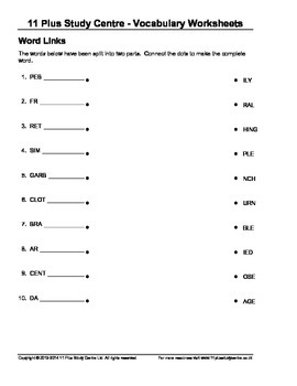 vocabulary exercises word search antonyms by 11 plus study centre