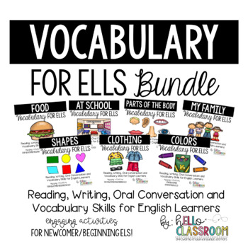 Preview of Vocabulary for ELLs Bundle - Newcomers