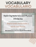 Vocabulary for Exploring Materials and Physical Attributes