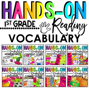 Preview of Vocabulary for the YEAR | 1st Grade Hands-on Activities and Lesson Plans
