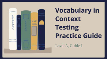 Preview of Vocabulary in Context Test Preparation Practice