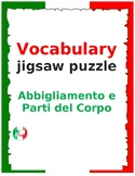 Vocabulary jigsaw - Abbigliamento e Parti del Corpo