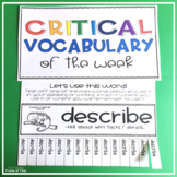 Vocabulary of the Week Posters Pull Tear Tabs