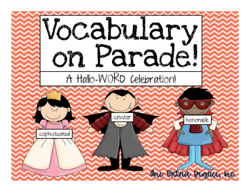 Preview of Vocabulary on Parade:  A Hallo-WORD Celebration!
