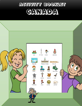 Preview of Activity booklet: Canada, Social Studies, ESL, ELL, literacy  (#1089)