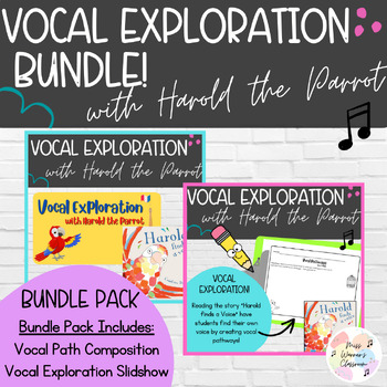 Preview of Vocal Exploration Bundle with Harold the Parrot!