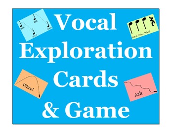 Preview of Vocal Exploration Cards for General Music or Chorus Warm-Ups