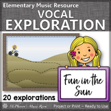 Vocal Exploration Spring Music Activity for Elementary Mus