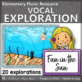 Vocal Exploration Spring Music Activity for Elementary Mus