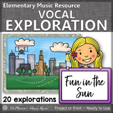 Vocal Exploration Spring Music Activity for Elementary Mus