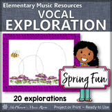 Vocal Exploration Spring Music Activity for Elementary Mus
