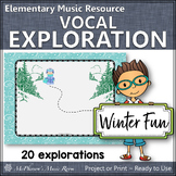 Vocal Exploration Winter Music Activity for Elementary Mus