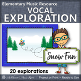 Vocal Exploration Winter Music Activities for Elementary M