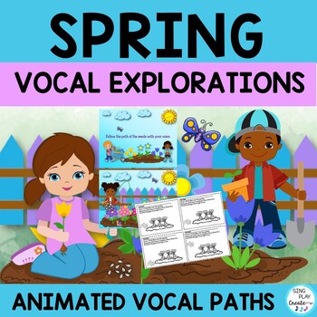 Preview of Spring Vocal Explorations with Music Lesson Activities