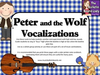 Preview of Vocal Explorations / Singing Visual Aids - Peter and the Wolf