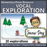 Vocal Exploration Winter Music Activities for Elementary M