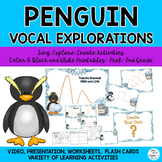 Vocal Explorations and Music Lesson: Penguin Winter Music 