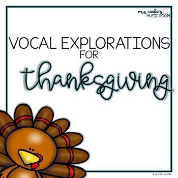 Preview of Vocal Explorations for Thanksgiving