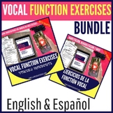 Vocal Function Exercise Bundle (English & Spanish)