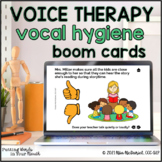 Vocal Hygiene Boom Cards™ for Voice Therapy