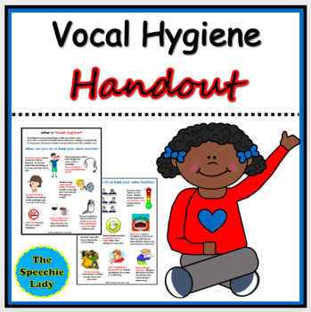 Preview of Vocal Hygiene Handout