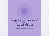 Vocal Hygiene and Abuse Presentation