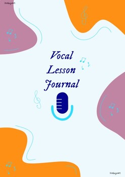 Preview of Vocal Lesson Practice Journal