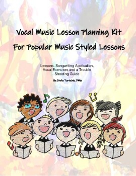 Preview of Vocal Music Lesson Planning Kit For Popular Music Styled Lessons