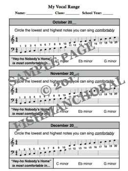 Preview of Vocal Range Tracker