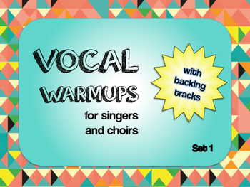 Preview of Choral Vocal Warmups with Backing Tracks Set 1