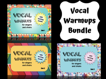 Preview of Choral Vocal Warmups with Backing Tracks Bundle