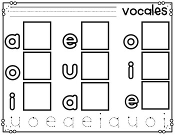 Vocales en Español by Kindergarten Maestra | Teachers Pay Teachers