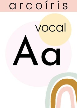 Preview of Vocales en español.