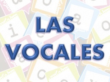 Preview of Vocales y palabras (words and vowels Spanish)