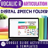 Vocalic R Articulation Activities Digital Speech Folders W