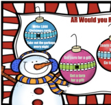 Vocalic R Christmas Would You Rather Questions