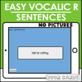 Vocalic R Coarticulation Sentences Boom Cards | Articulation | No pictures